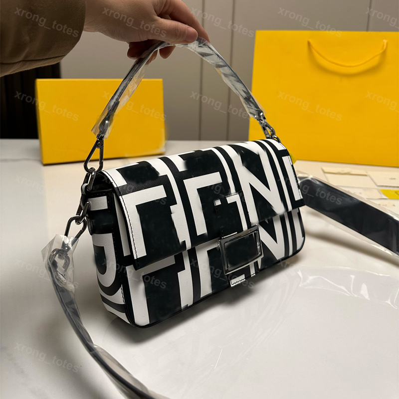 

Designer Shoulder Bag Classic Flap Baguette Handbag Leather Letter Solid Color Buckle Square Stripe Lady Messenger Bag Wallet, 21*7*15cm