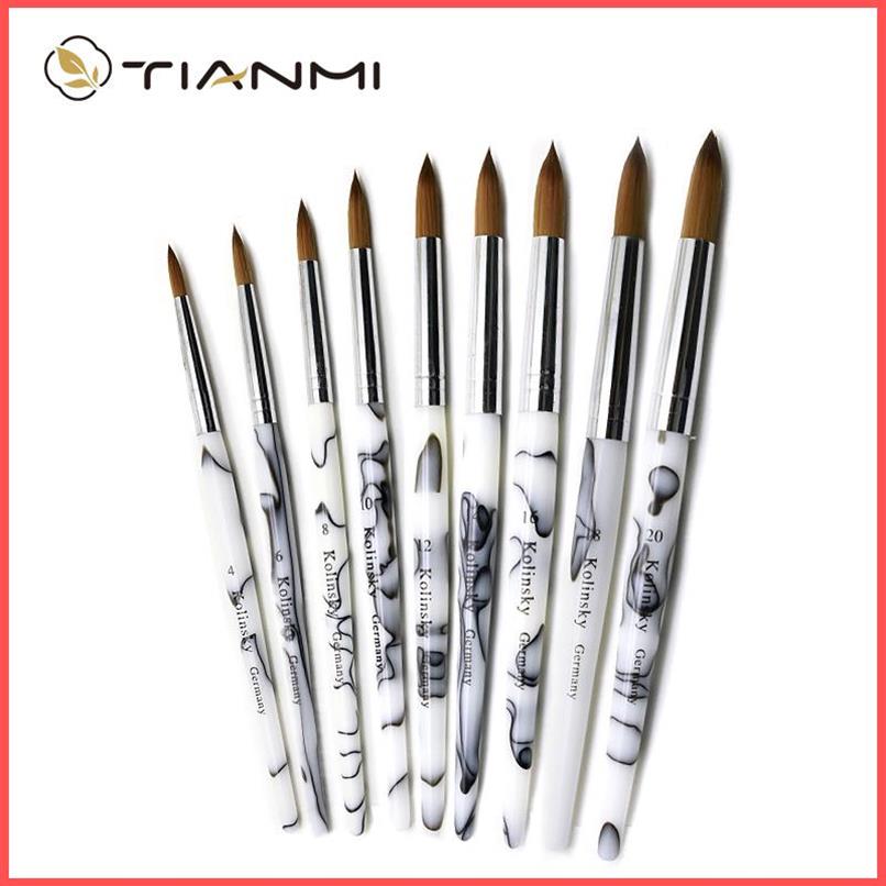 

Nail Brushes TIANMI Gradient Color Kolinsky Acrylic Art Tool Polish Brush Set Painting Pen For Beginner279p