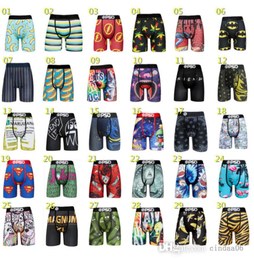 

PSD Underpants Mens Ice Polyester Boxer Shorts Printed Animation Comfortable Sports Running Boxer Underwear Short Pants5134011, P15