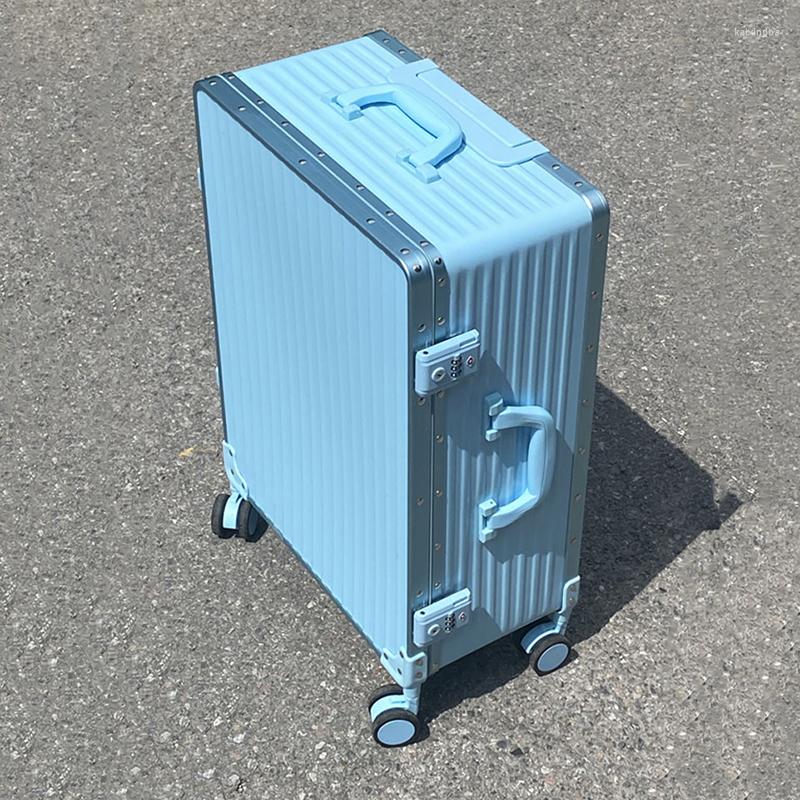 

Suitcases Trolley Men Luggage Travel Bag Women Multifunctional Kids Aluminum Vintage Designer Maleta De Viaje WWH35XP