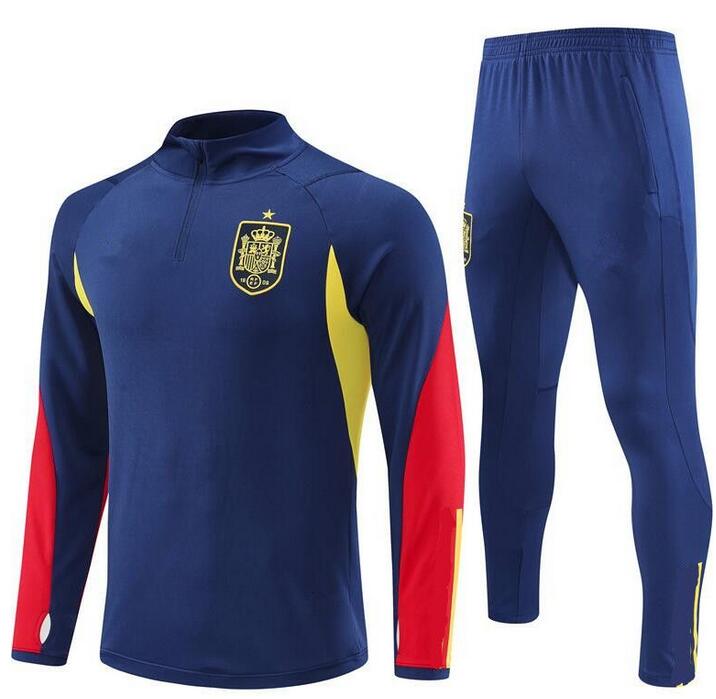 

Spain PortugaL french mens kids tracksuit Football 2023 Brazils Mens Tracksuits Top Qualitt Training Soccer Training suit jogging