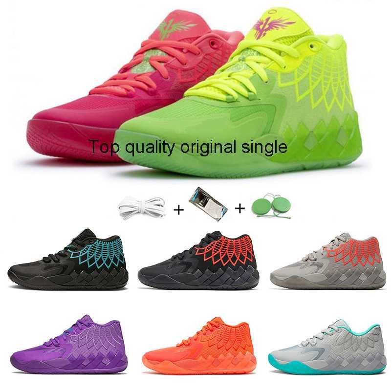 

Men Women Lamelo Ball Basketball Shoes Lamelo 1 Mb.01 Black Blast Buzz City Queen LO UFO Not From Here Rick and Morty Rock Ridge Red Mens, Color#7