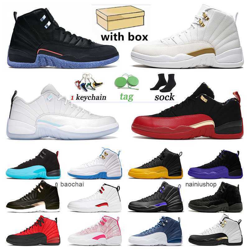 

Basketball Jumpman 12 XII Low Easter 12s OVO Mens Shoes Twist Super Bowl Utility Grind FIBA Flu Game Men Women Dark Concord Gym Sports JORDON JORDAU, # low easter 40-47