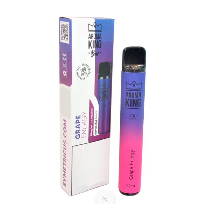 

AROMA King bar 700 puffs Disposable E-cigarettes 2% 550 mAh Battery Prefilled 2ml Pod