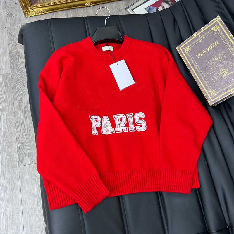 Sweats à capuche à capuche pour femmes tricoter les chandails femmes Sweatshirts 22fw Top Pullover Sweatshirt Fashion Women Vêtements 3 couleurs