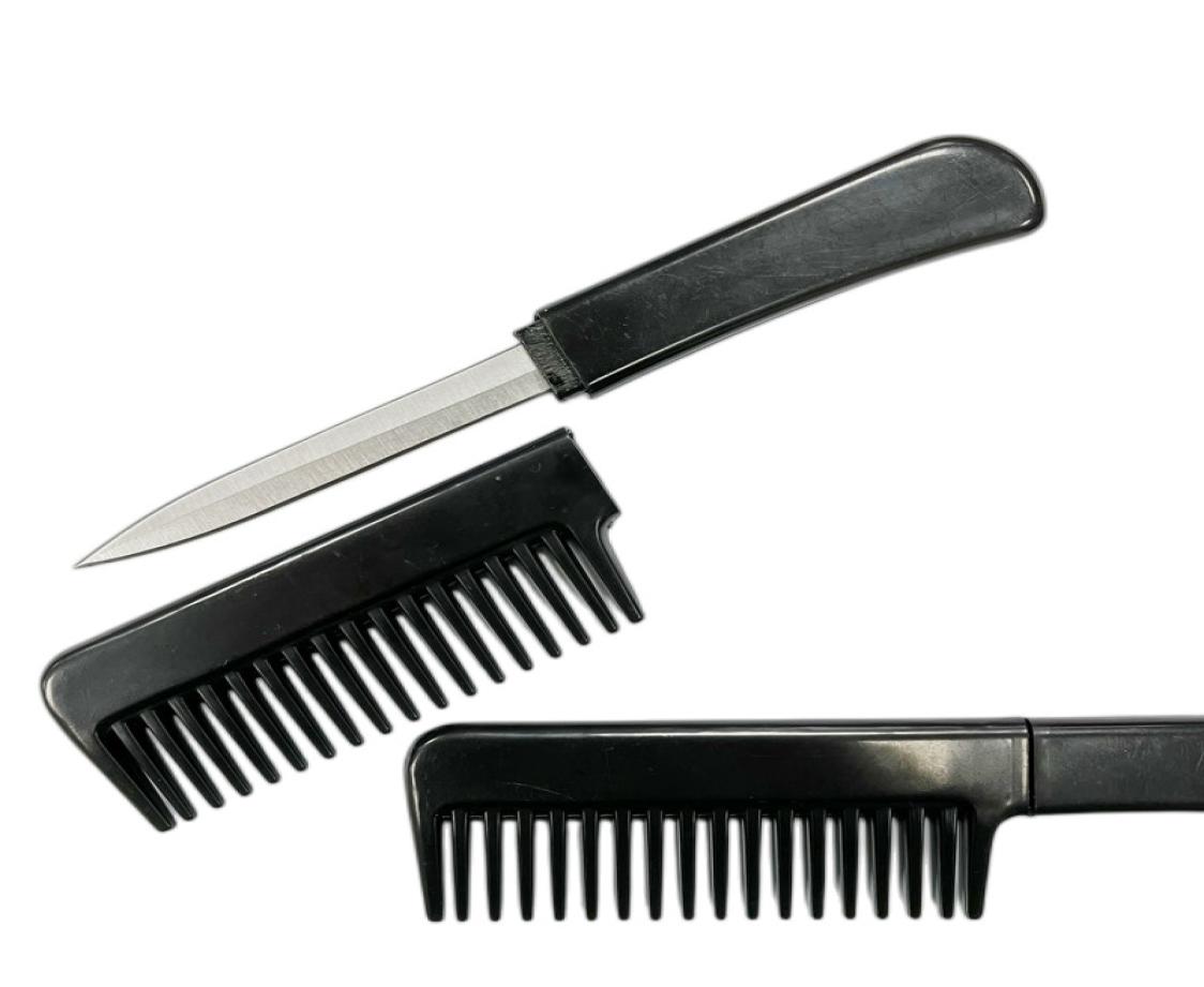 

Fashion Accessories Comb Black Small Knife That Looks Like A Hairbrush For Women1784751