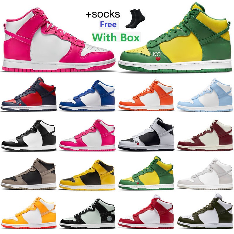 

Casual Shoes Mens Trainers Sneakers High Black White Vast Grey Pink Midnight Navy Varsity Purple Maize Laser Blue Designer Dunksb Unc Dunks Women Prime Syracuse, Color 3