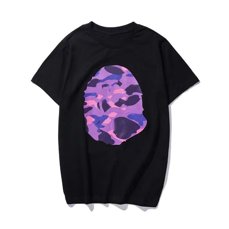 

mens shirts shoer shark sleeve crewneck summer brand fashion tshirts asian size