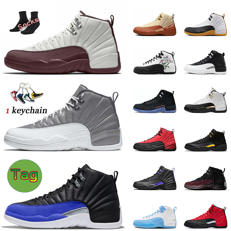 

Top Quality Basketball Shoes 12 retro12s Jumpman men A Ma Maniere x white black Dark Concord Flu Game University Blue Gold Black red Taxi Royal mens trainers sneakers, D41 winterized wntr 40-47