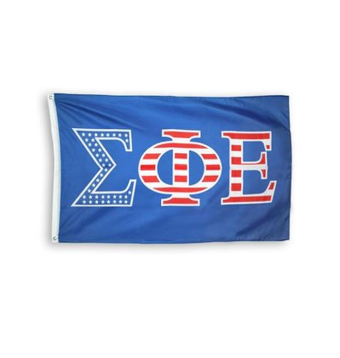 

Sigma Phi Epsilon USA Flag 3x5 feet Double Stitched High Quality Factory Directly Supply Polyester with Brass Grommets6092492