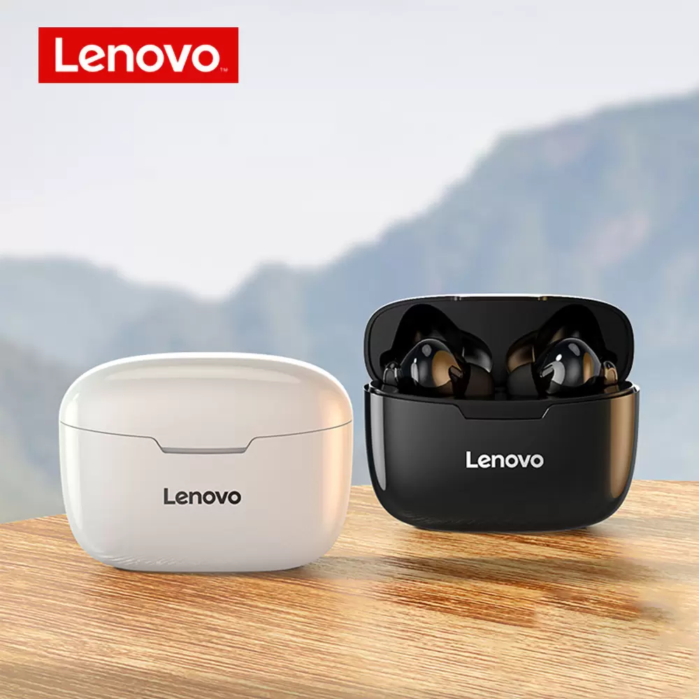 

Lenovo XT90 Wireless Headphones TWS Earbuds Bluetooth 5.0 Sports Earphones Touch Button IPX5 Waterproof Earplugs with 300mAh Charging Box FeaturesWith Microphone