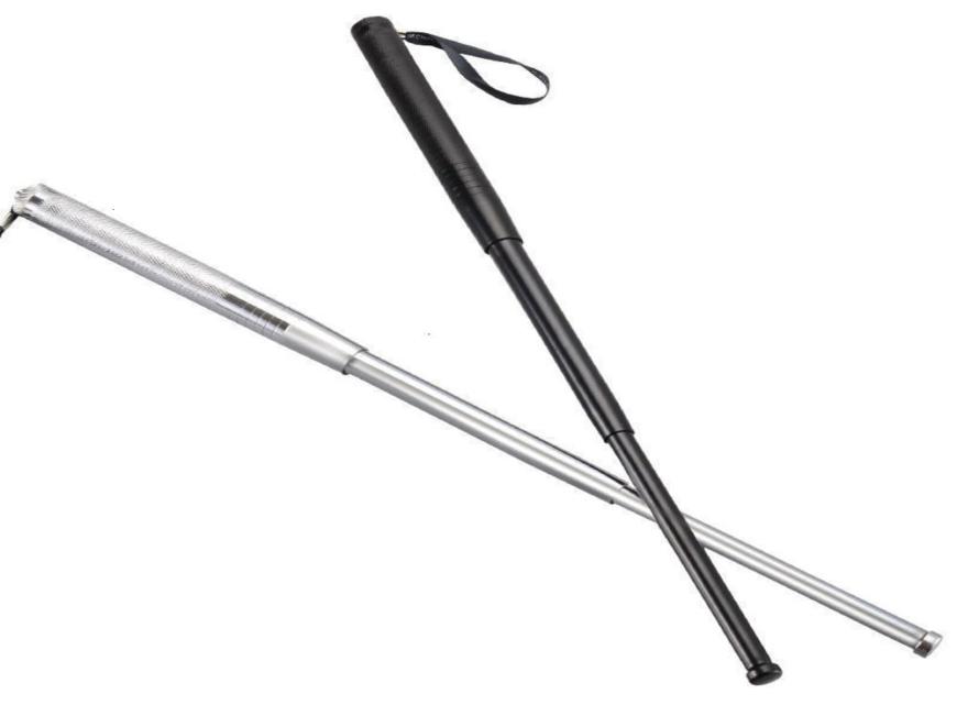 

Self Defense Telescopic Stick Edc Three Section Four Alloy Steel 26 Inch KLRK1258987