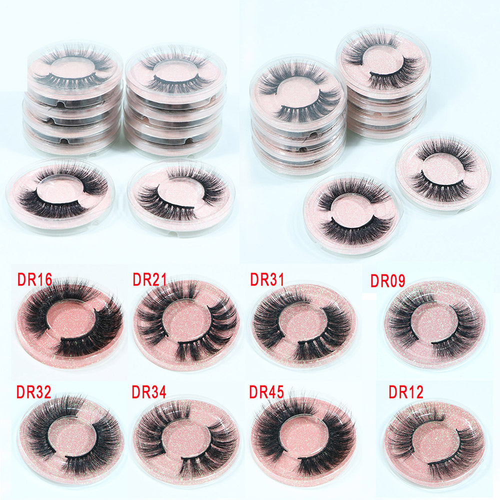 

3D False Eye Lashes 5D Fake Eyelashes Extensions Natural Fluffy Full Strip Lash Make up tools