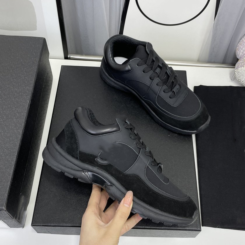 

Designer Running Shoes Fashion Channel Sneakers Women Luxury Lace-Up Sports Shoe Casual Trainers Classic Sneaker Woman Ccity gcvcx