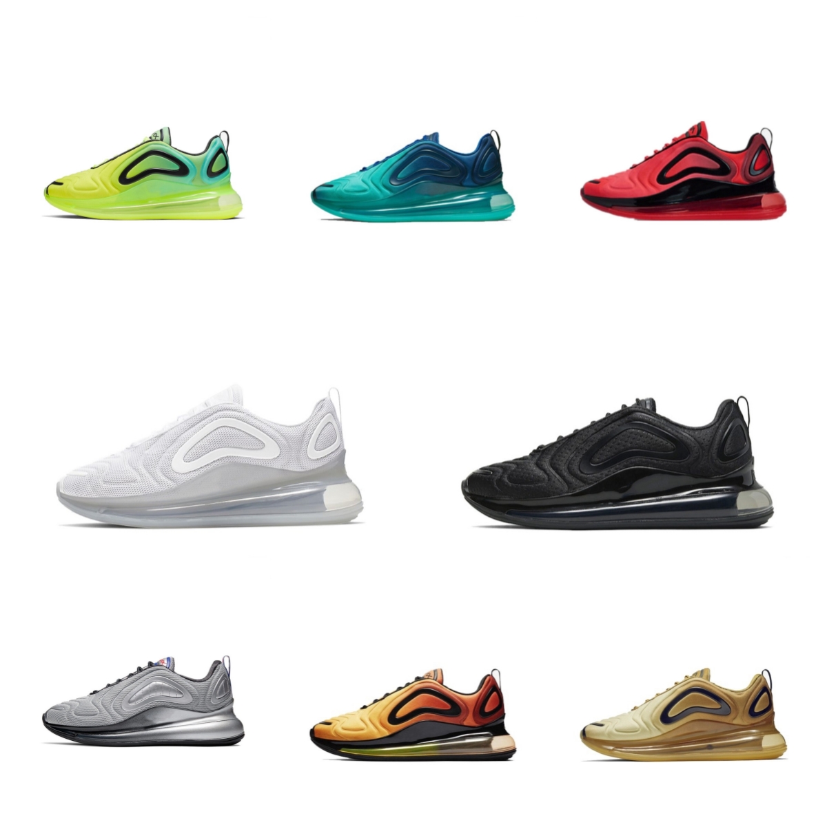 Chaussures de course de mode 720 pour hommes baskets de coussin a←rien. Qualit← originale.
