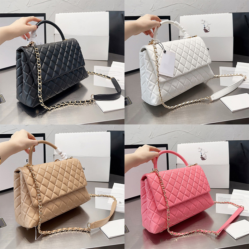 

Designer Channel Caviar Tote Bag Coco Handle 9A Quality 28CM Women Luxury Genuine Leather Ladies Fashion Shoulder Crossbody Messenger Handbag Wallet Purse, Other style contact me