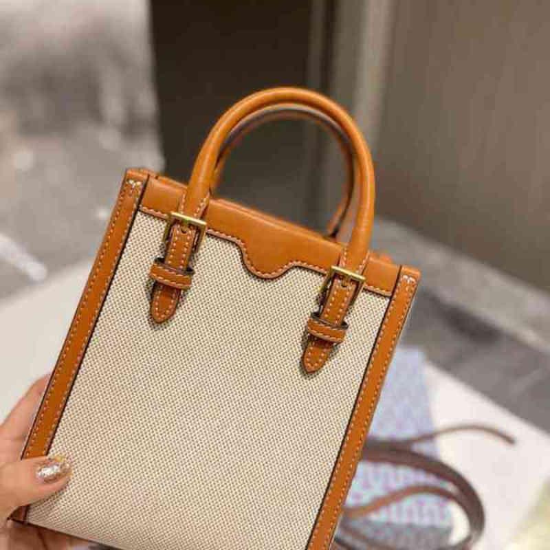 

Crossbody Bag Shoulder Bags Luxury Brand Fashion Simple Small Square Shopping Messenger Women Designer Real Leather Mobile Phone Handbags T MONOGRAM, Split