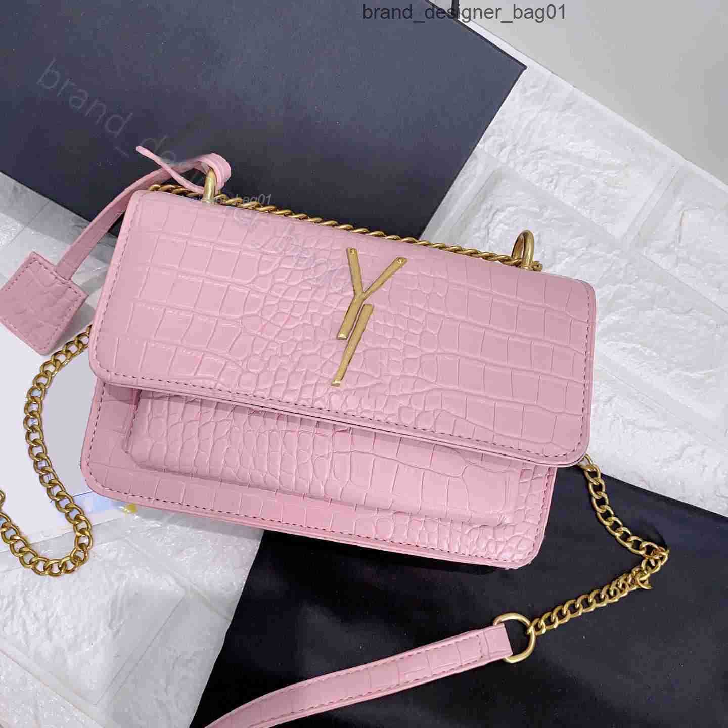 

Top Quality Designer Bag Classic Womens Fashion Leather Shoulder Bags Goldern Chain Handbags Tote Bagg Ladies Luxury Brand Crossbody 121622H 8625#