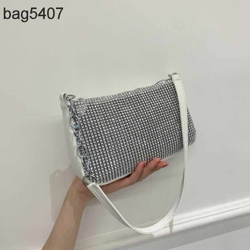 

2023 Fashion Diamond Bag 80% Discount Wholesale and Retail Texture Women New Leisure One Shoulder Crossbody Handheld Small Square, White6
