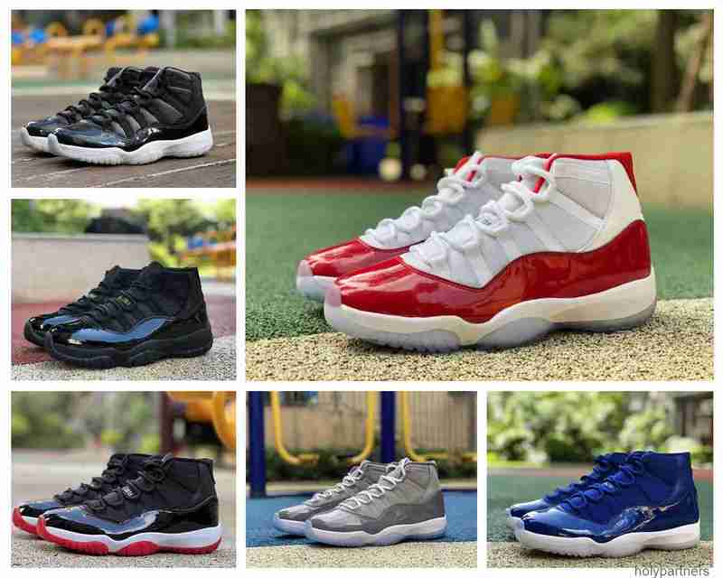 

Jumpman 11 Cherry Basketball Shoes Real carbon fiber 11S X Cool Grey Navy Blue 72-10 Cap and Gown Gamma Bred Sports Sneakers With, 9#win like '82