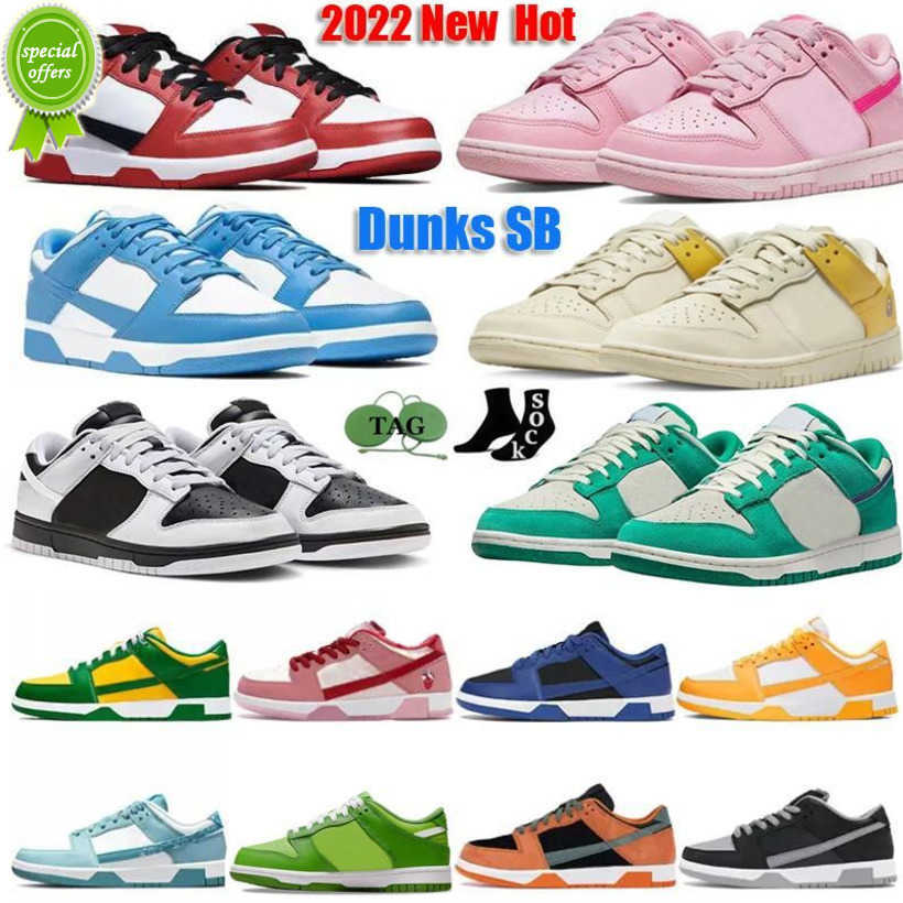 

OG Big Size 13 dunks with boxes Low Top Sneakers SB Dunkes Running Shoes Women Mens Dunks Lows Dunksb Black White Green Paisley UNC Coast, E20 court purple 36-45