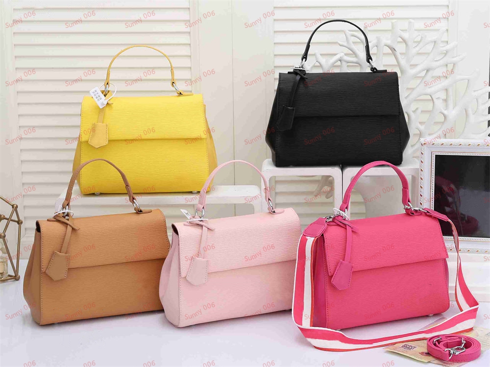 

Designer Totes Luxury Tote Bag Fashion Women Handbag Shoulder Bag Solid Handbags Wallet Multiple Colors Flap Buckle Purse, Yellow