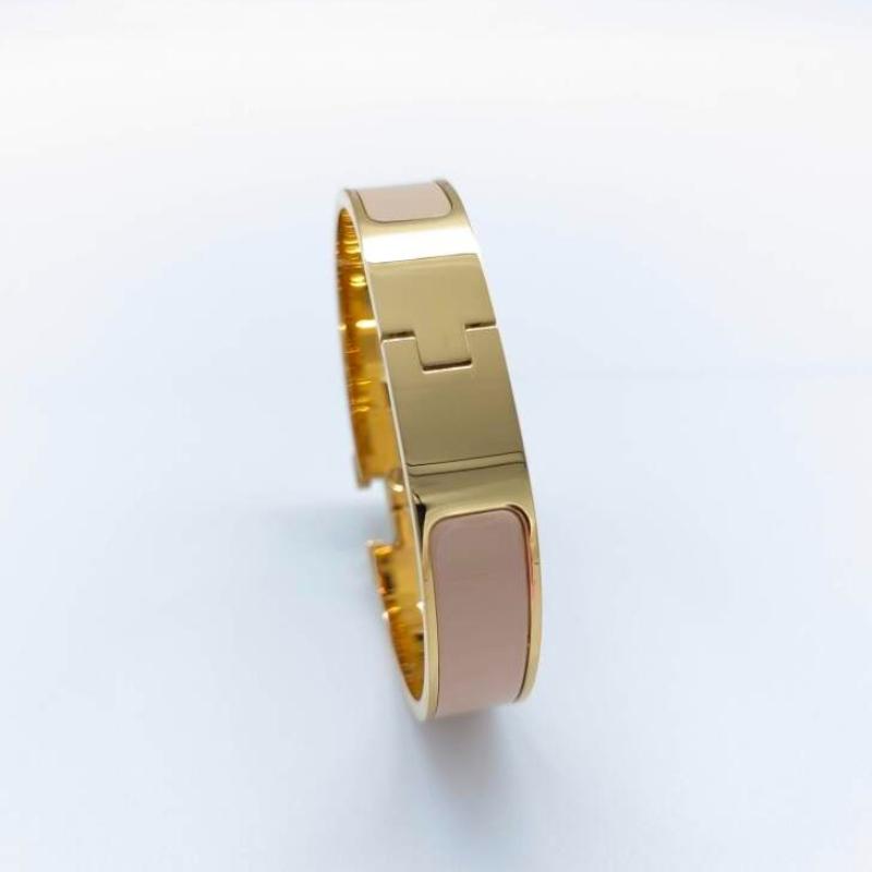 

Bangle Designer Stainless Steel Cuff Bracelets Jewelry Woman Man 18 Colors Gold Buckle 17 19 Size256Q