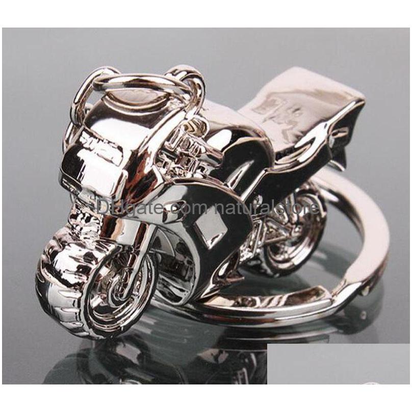 

Keychains Lanyards 3D Model Motorcycle Key Ring Chain Motor Sier Keychain New Fashion Cute Gift 10Pcs Drop Delivery Accessories Dhwfv