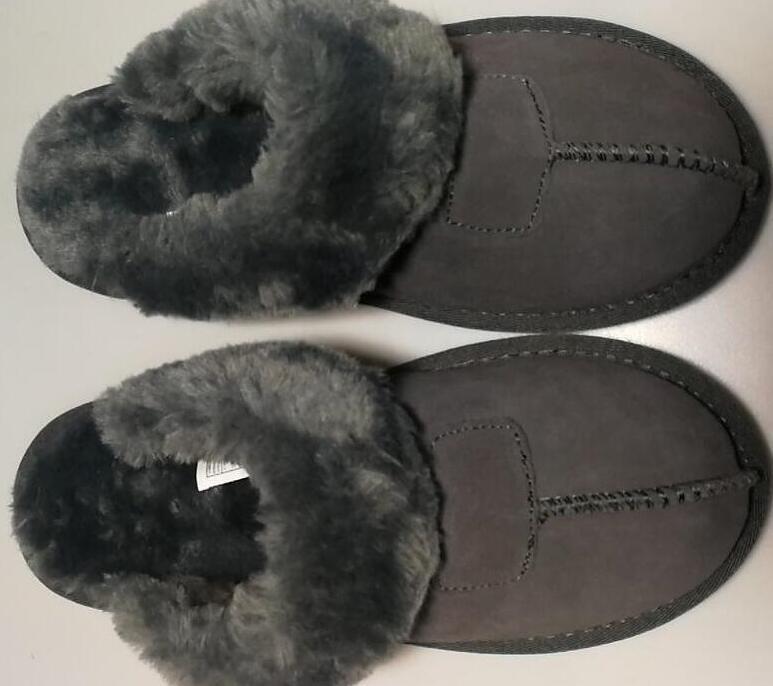 

2022 Hot sell Classic design AUS U5125 keep Warm slippers goat skin sheepskin slippers free transshipment-6