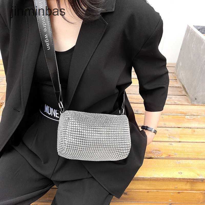 

2023 Fashion Diamond Bag 60% Discount Wholesale Retail Light Small Square for Women New Armpit Rhintone Pillow Casual Boston Msenger, Black9