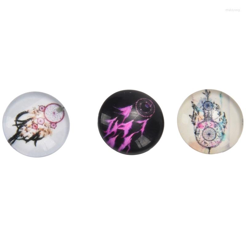 

Link Bracelets 50 PCS Mixed Dream Catcher Po Round Dome Glass Cabochons 12Mm Diy Handmade