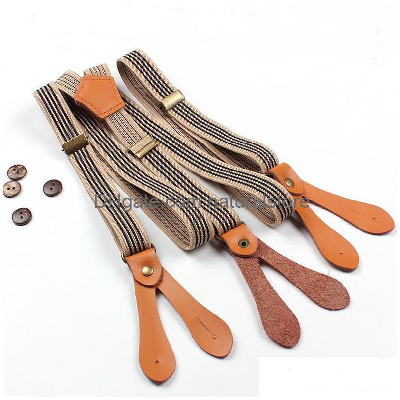

Suspenders Cool Unisex For Men Adt Buttons Women Elastic Braces Adjustable Straps Belt Accessories Wholesale Drop Delivery Fashion Be Dh1Ib
