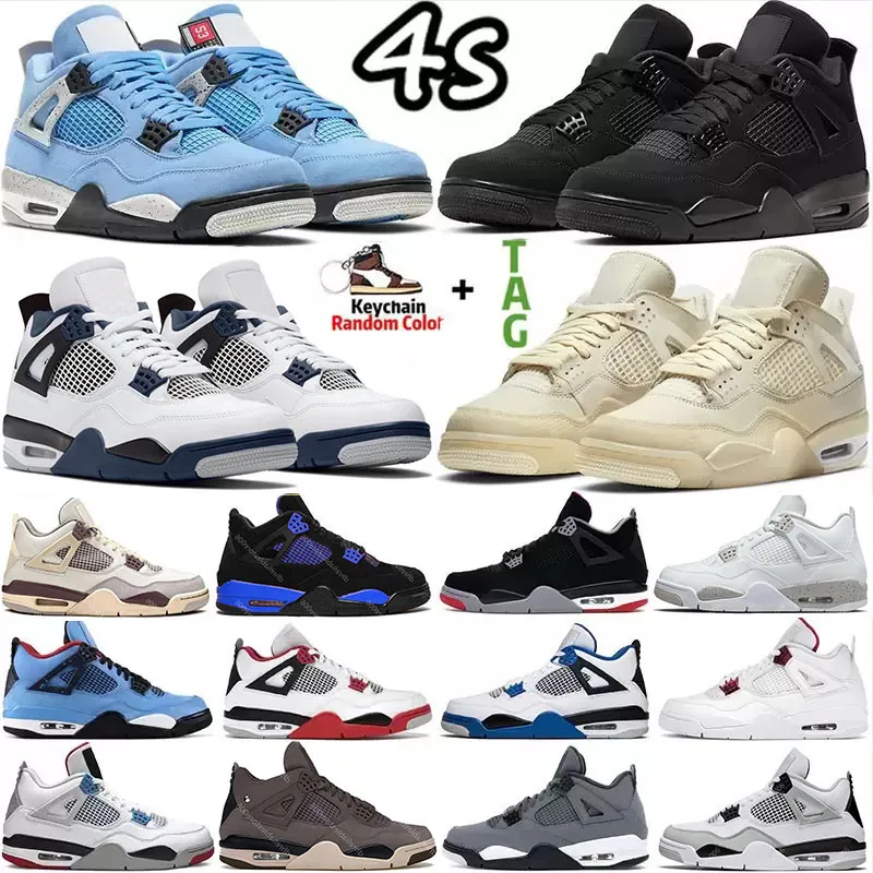 

2023 Sail 4 4s Mens Basketball Shoes Sneakers Midnight Navy Violet Ore Cool Grey Patent Starfish University Blue Oreo Bred Black Cat Dark Mocha women Sports Trainers-3, With logo-16