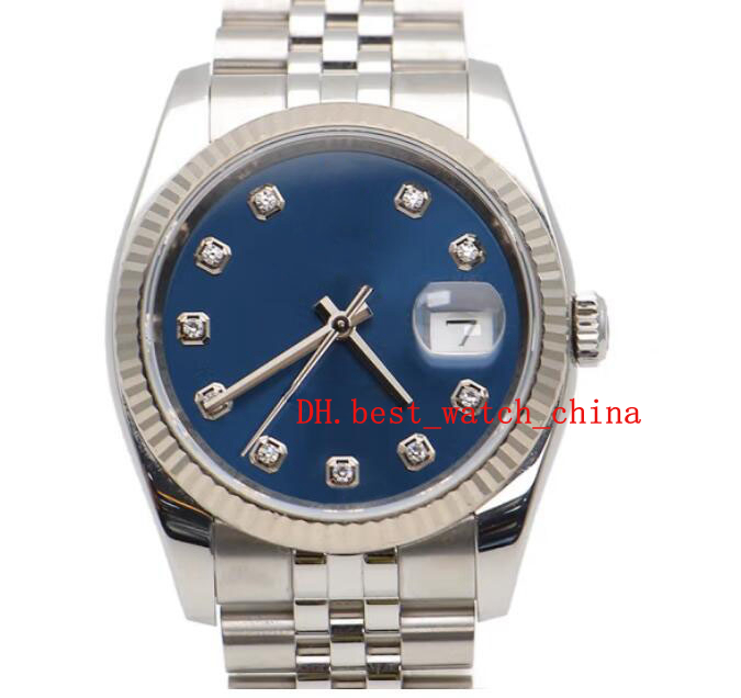 

Watch Asia 2813 Sport 116234 Watch 31mm 36mm Blue dial Diamond Men's watche's Mechanical clock Sapphire date is just a Christmas gift