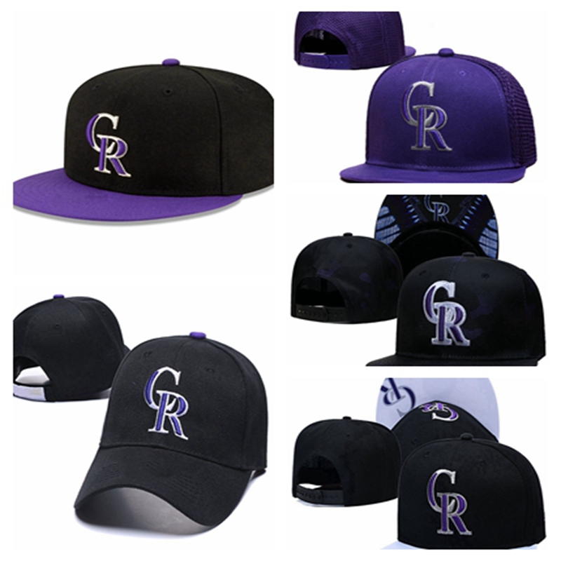 

2023 Rockies Cr Letter Brand Hiphop Baseball Caps Most Pop Fashion Snapback Hats for Men Women Bone Cap Snap Back Casquette