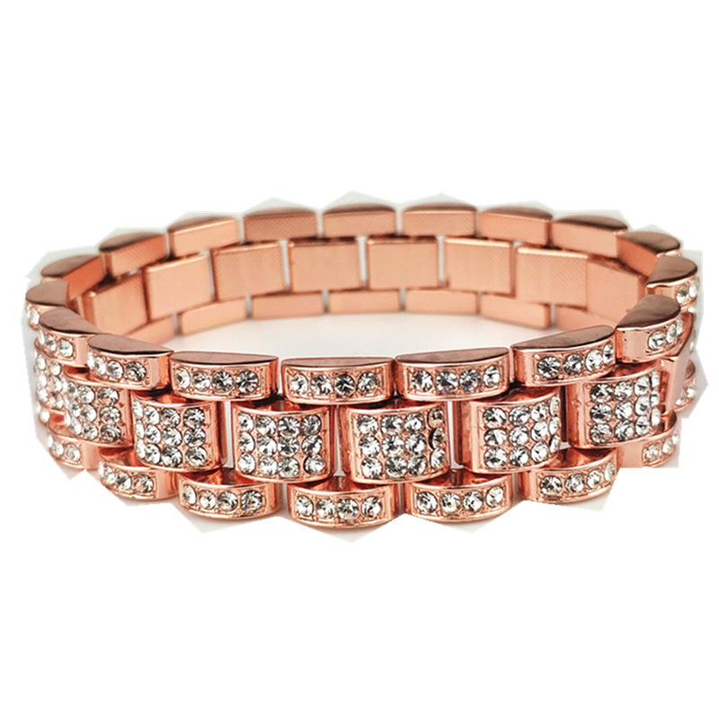 

12cm wide Cuban hip hop chain gold-plated bracelet necklace jewelry bracelets designer women luxury channel chains charm mens stone for men bangle stainless steel