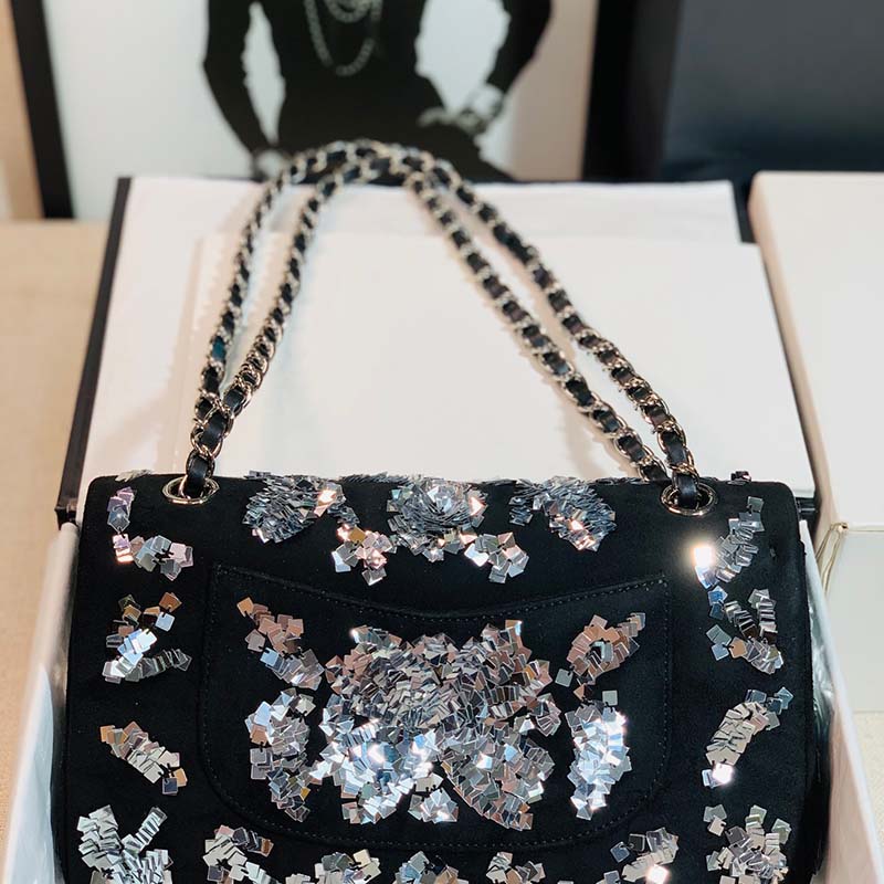 

10A designer bag beaded piece embroidery Leather Handbag Chain Bag Women luxurys Fashion Designers Bags Female clutch Classic Quality engaged Girl Handbags, Black1