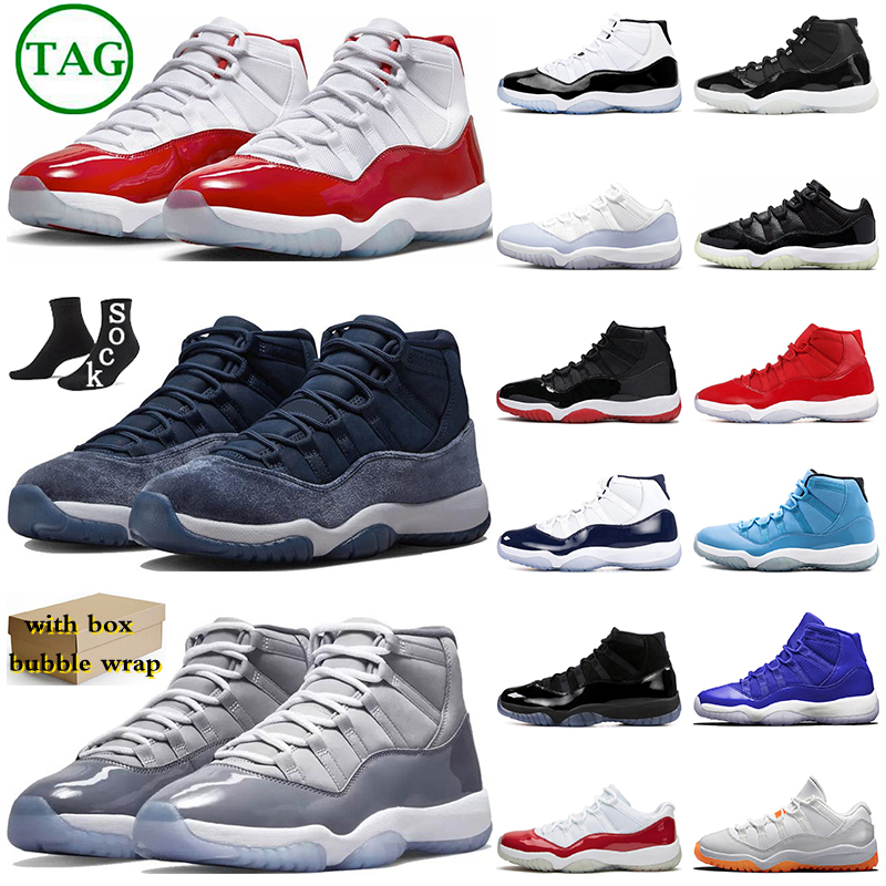 

Cherry 11 Retro 11s Basketball Shoes Men Women Sneakers Midnight Navy Cool Grey Cap and Gown Pantone Concord jumpman sports trainers outdoor, 17