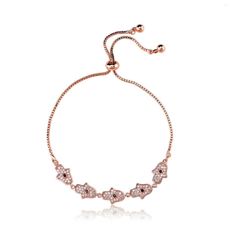 

Link Bracelets Hip Hop Jewelry For Women Diamond Hand Chain Bangle Iced Out Cubic Zirconia Bracelet Fashion
