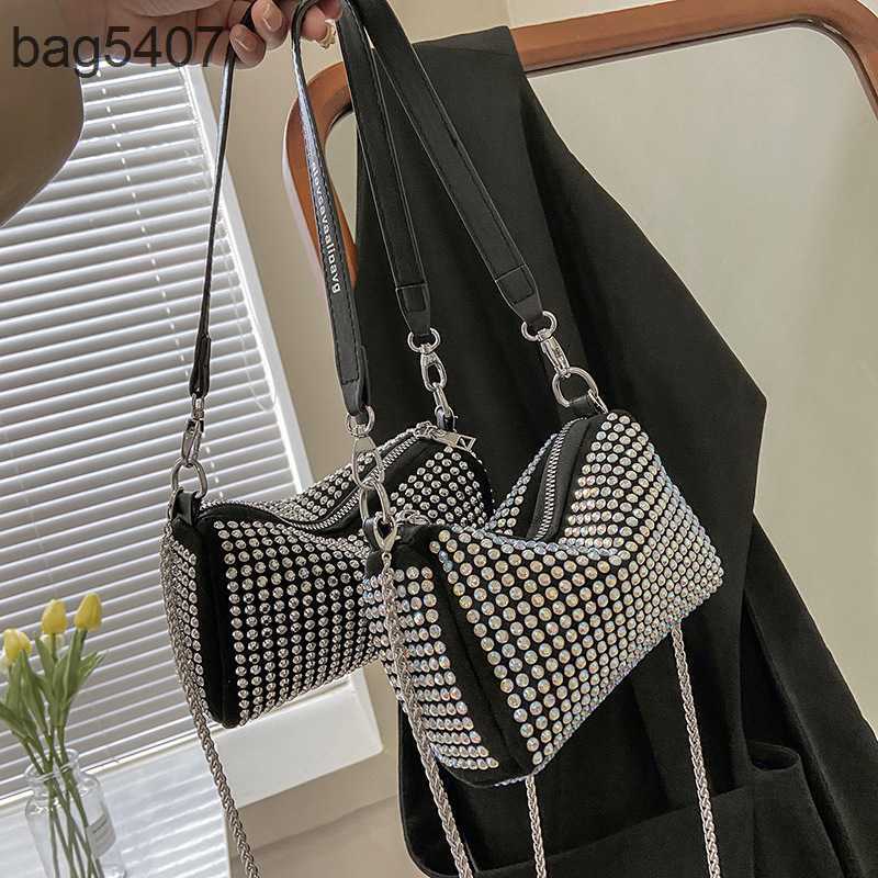 

Design Diamond Bag 80% Discount Wholesale and Retail Summer Popular Shiny Small New Fashion Diagonal Chain Net Red Portable Women's, Black5