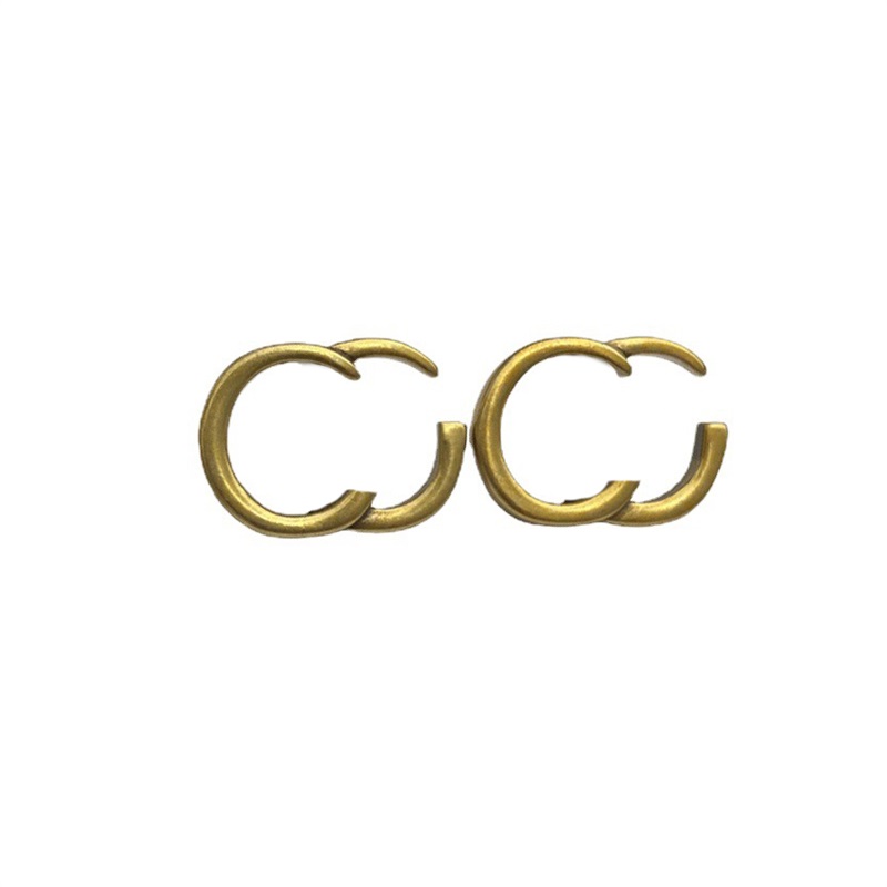 

Fashion designer earrings for women men creative double letter love earring valentines day man earings designer orecchini couple gift stainless steel earring