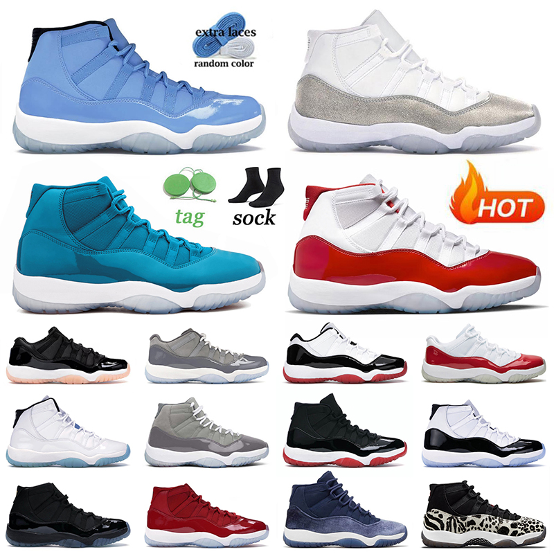 

Hot 11s Cherry Basketball Shoes Jumpman 11 OG Sneakers Pantone Metallic Silver Dolphins Bred Cap and Gown Midnight Navy Concord Cool Grey Mens Women Trainers Outdoor, A63 cool grey 2021 40-47