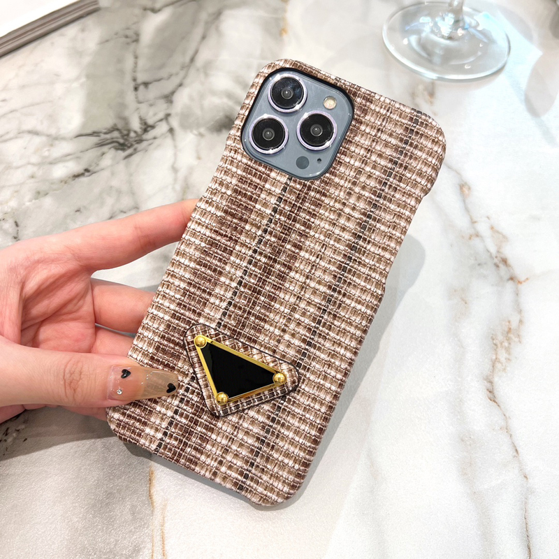 

Braided Leather Pattern Cell Phone Cases For Iphone 14pro Max Designer Weave Case Protective Shell For Iphone 11 12 13 Pro Max Plus 2212171F