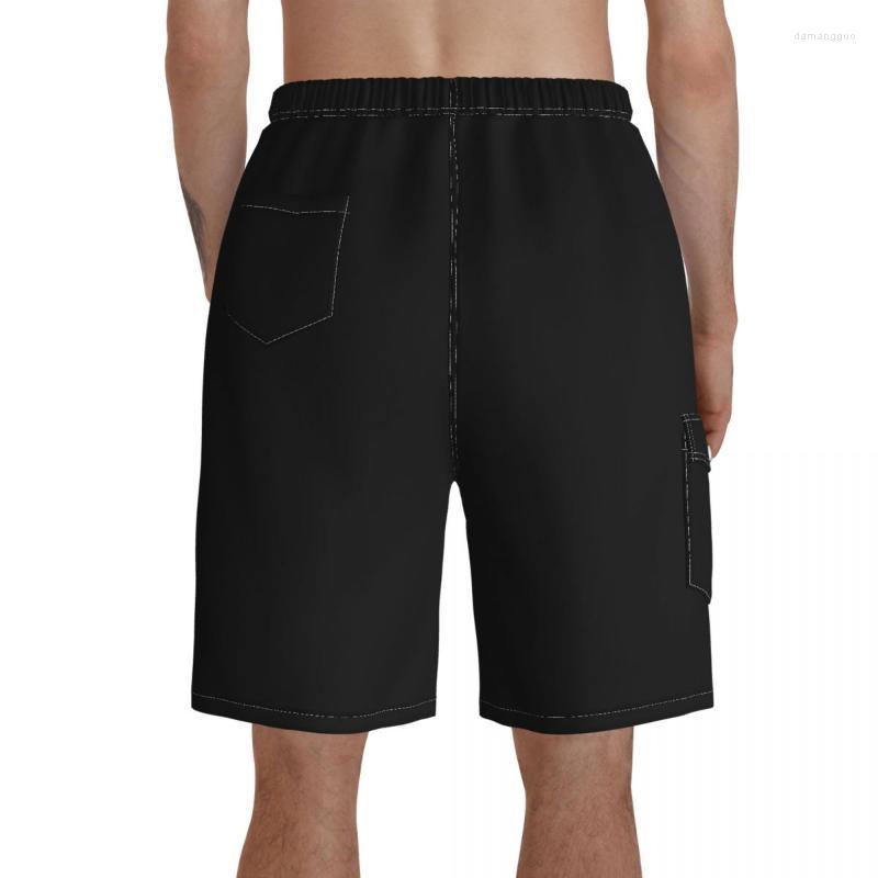 

Men' Shorts Men' Promo Pocket Beach Pants Berber Flag Amazigh Causal Breathable Quick Dry Print Hawaii, Orange
