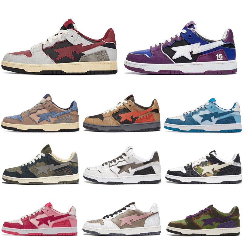 

Trainers Sneakers Running Shoes Fashion Designer Pink Patent Leather Black White Pastel Pack Abc Camo Color Combo Grey For Men Women Outdoor Walking Eur 36-45, With original box