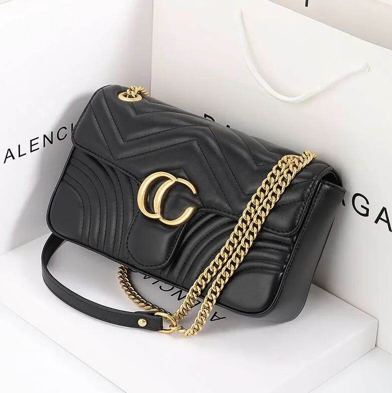 

Classic Fashion Designer bags Womens Leather GG Messenger Shopping Cross body Lady Shoulder Bag chains Handbags Crossbody Evening the tote bag Purse Wallets, White