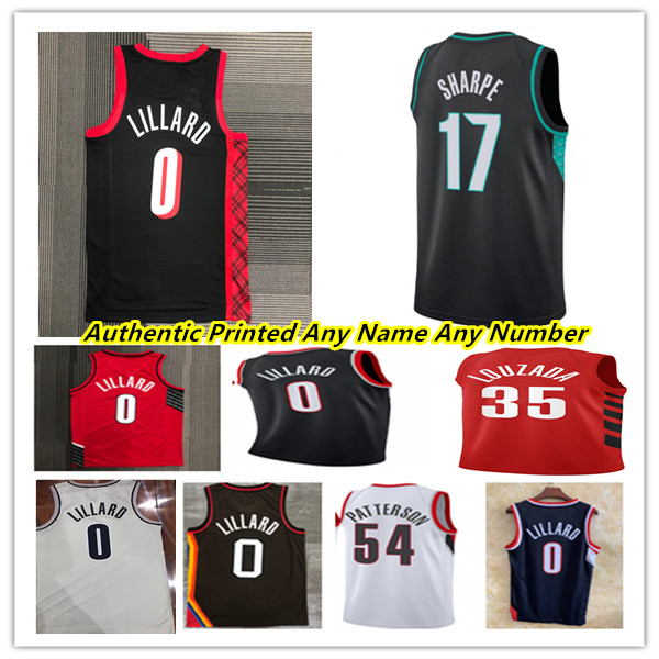 

Damian 0 Lillard Portland City Edition Basketball Jerseys Anfernee Simons Jerami Grant Josh Hart Jusuf Nurkic Winslow Shaedon Sharpe Clyde Drexler Hot Printed, Man black