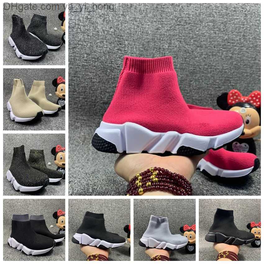 

Popular High quality designer big Infants Sock Shoes for Boys girls Socks youth basketball Trainers Teenage Light comfortable Running yayihong, Shoes box