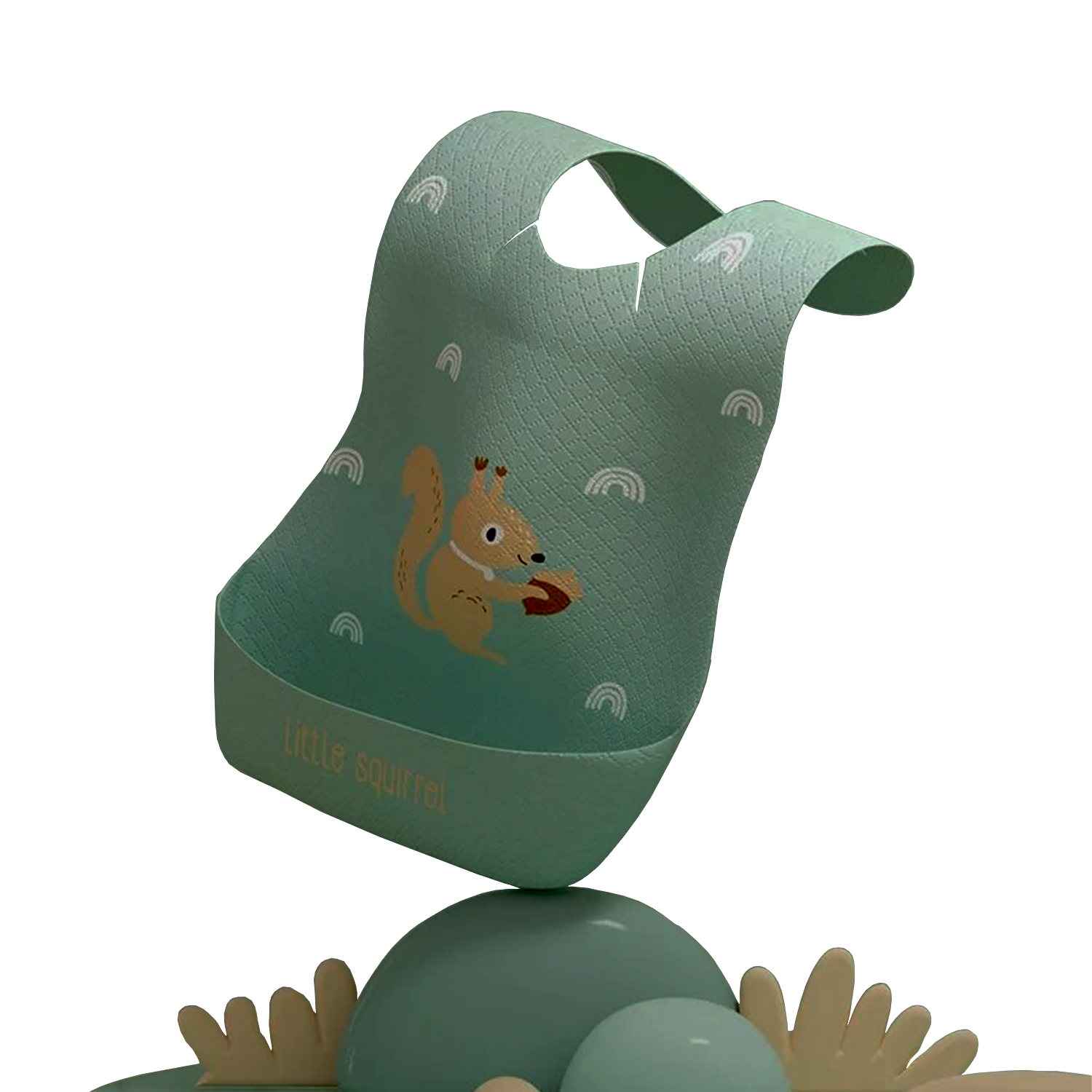 Baby and Infant Disposable Bibs for Travel Soft Leakproof for Toddlers Babies Feeding Traveling-image-802088917