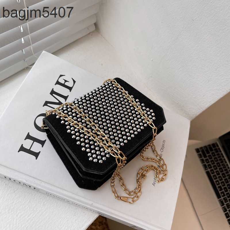 

2023 Women's Diamond Bag 80% Discount Wholesale Retail Class Sense New Versatile Mini Underarm Fashion Single Shoulder Msenger Small Square Zero Wallet, Black5